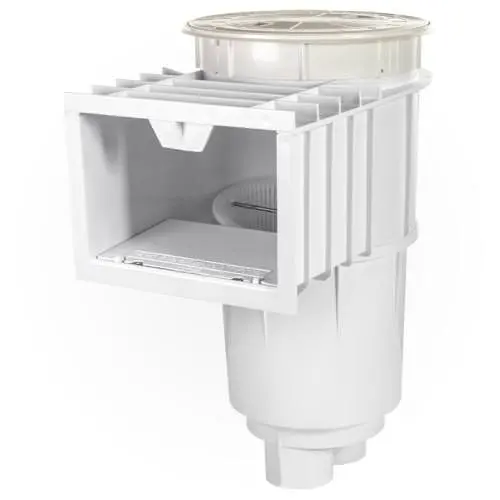Sta-Rite U-3 Skimmer With Float Valve 08650-1403 - Concrete Pools - White 1