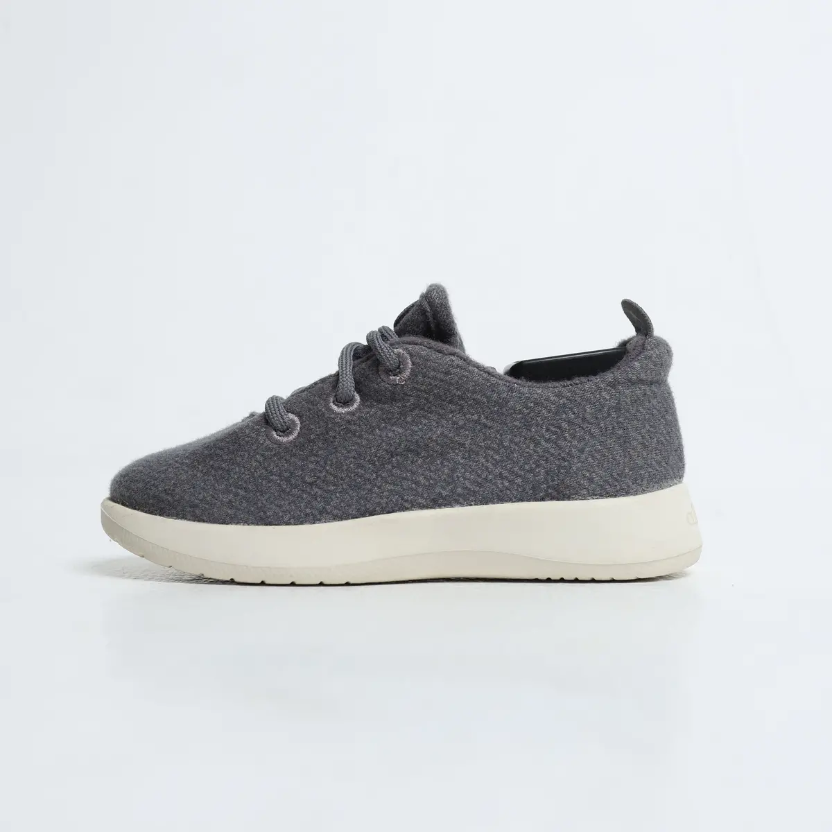 Smallbirds - Wool Runners - Dark Grey ( White Sole ) 1