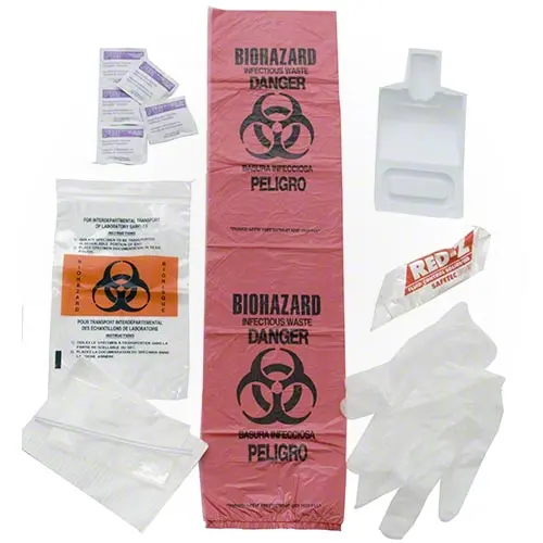 Kemp Usa Bloodborne Pathogen Kit In Plastic Bag 10-599 1
