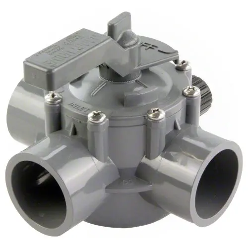 Jandy 1.5" -  2" Gray 3-Port Valve 1154 1