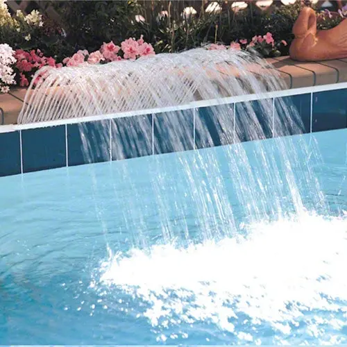 Jandy 6" Extended Lip Rain Arc Waterfall 1202Cra - Clear Nozzle 1