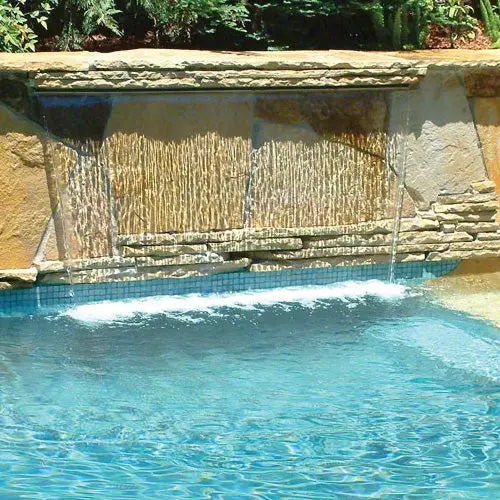 Jandy 6" Extended Lip Sheer Curtain Waterfall 1204Csc - Clear Lip 1