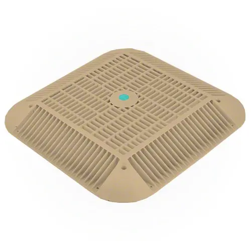Aquastar 12" Retrofit Suction Outlet Cover - Tan 1
