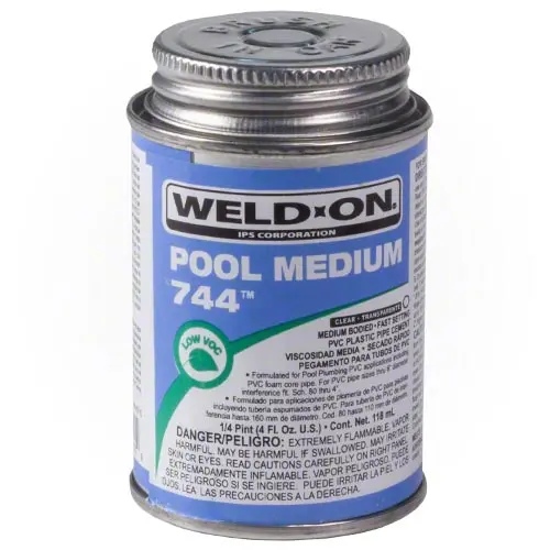 Weld-On Pool Medium 744 Glue 1