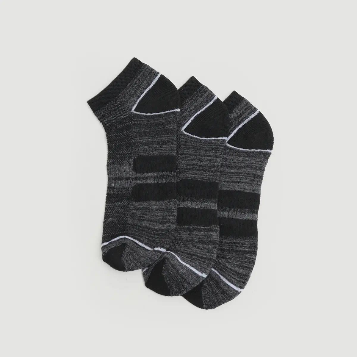 Core Performance Socks For Men – Pack Of 3 (Black) 1