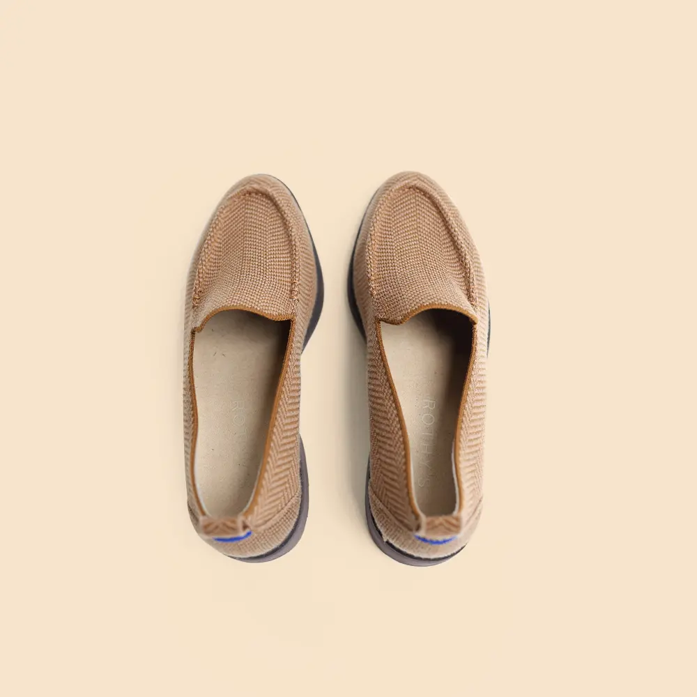 Rothy - The Lug Loafer -Teak Herringbone 1