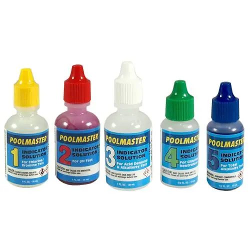 Poolmaster Indicator Solutions #1 - #5 1