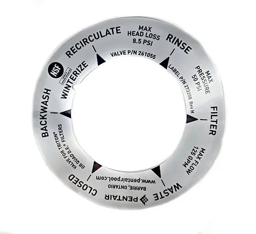 Pentair Label 273208 1