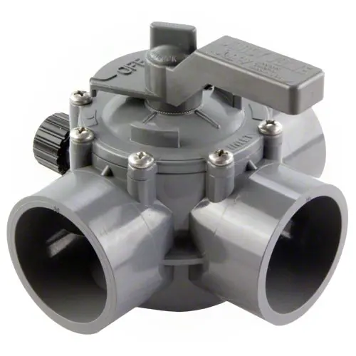 Jandy 2" -  2.5" Gray 3-Port Valve 2875 1