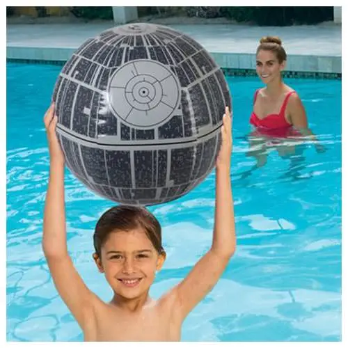 Swimways Star Wars Death Star Light-Up Beach Ball 1