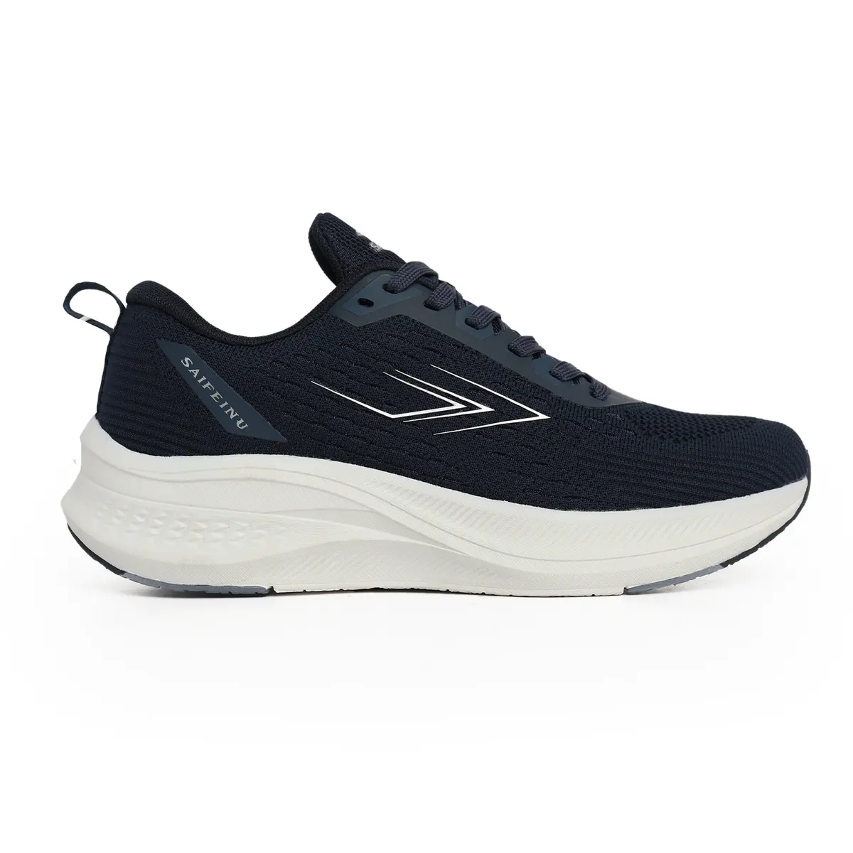 Saifeinu - Men's Flexrun Comfort Shoes – Navy (Free Socks & Laces) 2