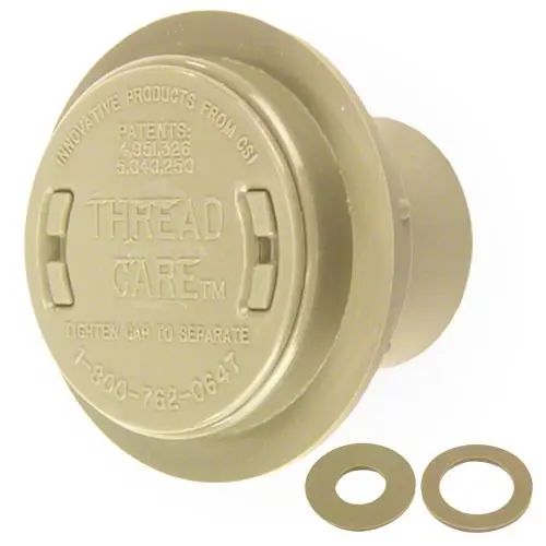 Zodiac Threadcare Return Fitting - Pebble Gold 1