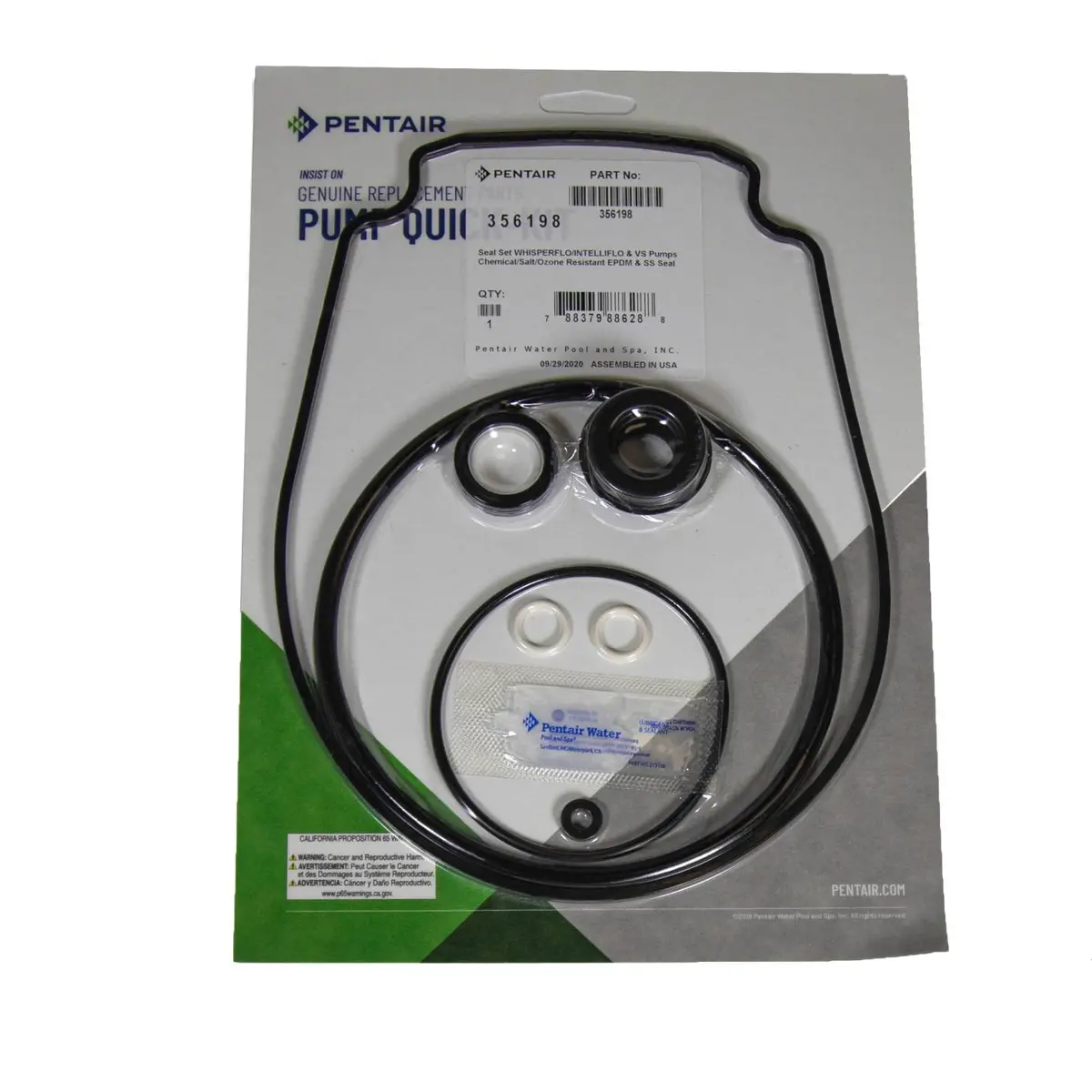 Pentair Pump Seal Quick Kit 356198 1