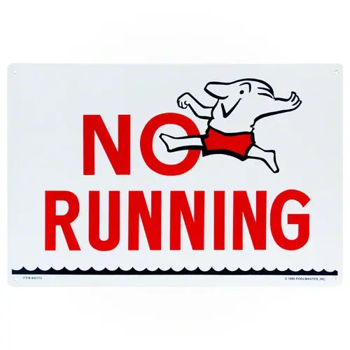 Poolmaster No Running Sign 40312 1