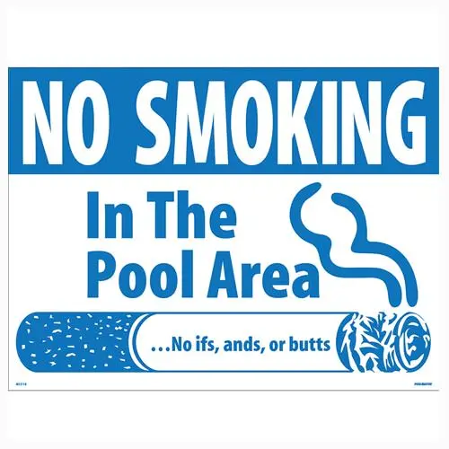 Poolmaster No Smoking Sign 40314 1