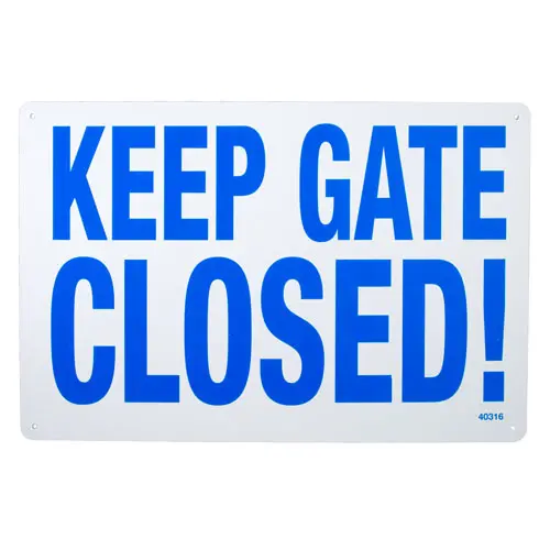 Poolmaster Keep Gate Closed Sign 40316 1