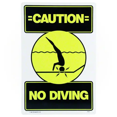 Poolmaster No Diving Sign 40344 1