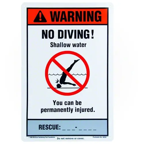 Poolmaster Warning Sign 40352 1