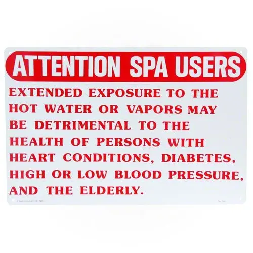Poolmaster Attention Spa Users Sign 40365 1