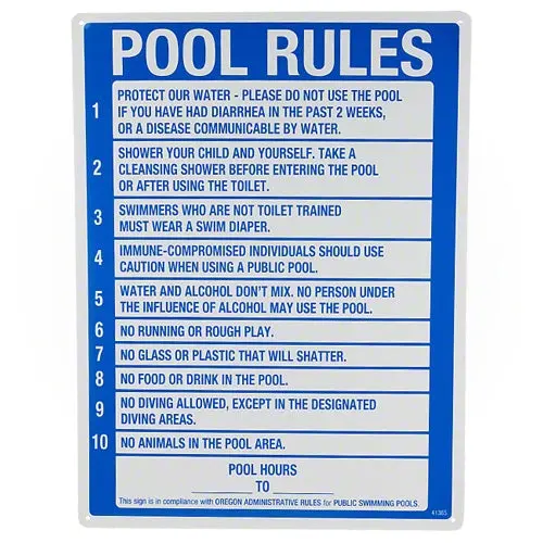 Poolmaster Pool Rules 41385 1