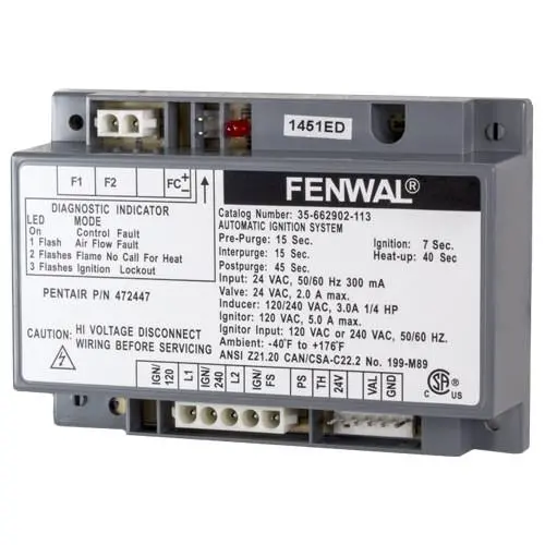 Pentair Ignition Control Module 472447 2