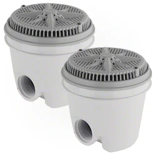 Pentair Starguard Main Drain Complete 500114 - Gray - Two Pack 1