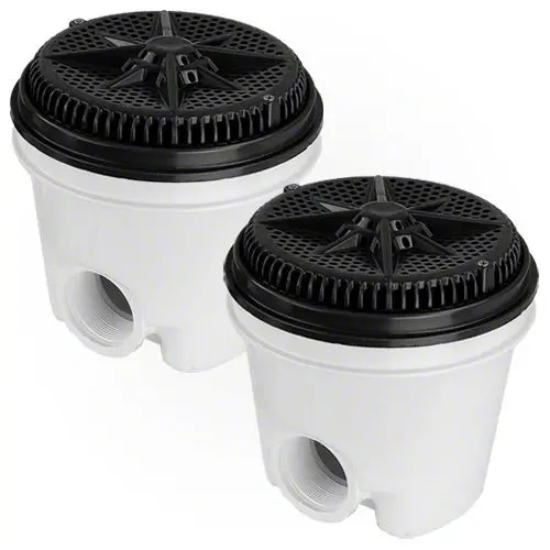 Pentair Starguard Main Drain Complete 500116 - Black - Two Pack 1
