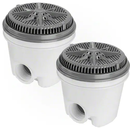 Pentair Starguard Main Drain Complete 500117 - Dark Gray - Two Pack 1
