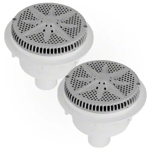 Pentair Starguard Main Drain Complete 500123 - Gray - Two Pack 1