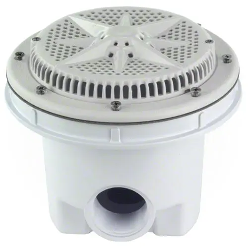 Pentair Starguard Main Drain Complete 500130 - White - Two Pack - Vinyl Liner Pools 2
