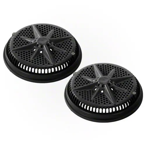 Pentair Starguard Main Drain Cover With Short Ring 500145 - Black - Two Pack 1