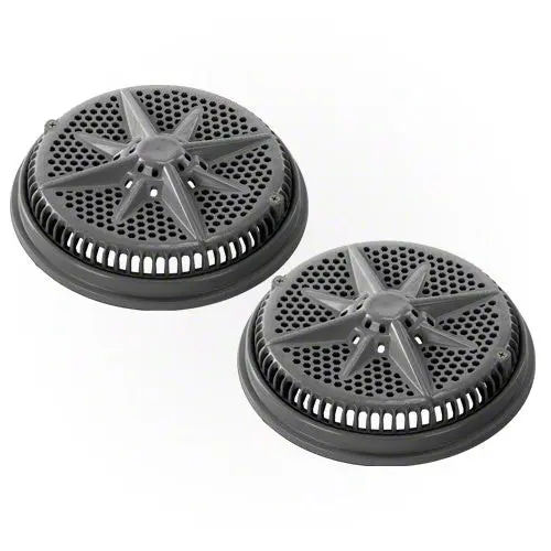Pentair Starguard Main Drain Cover With Short Ring 500146 - Dark Gray - Two Pack 1