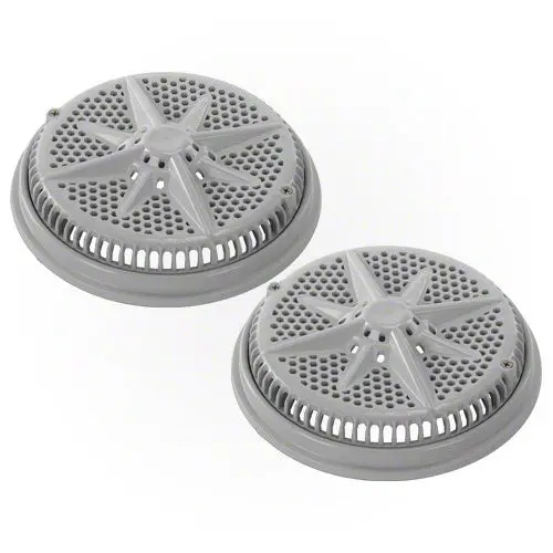 Pentair Starguard Main Drain Cover With Short Ring 500147 - Gray - Two Pack 1