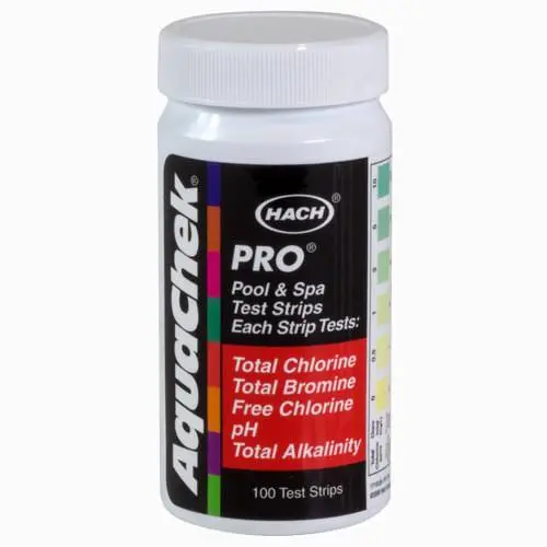 Aquachek Pro 5 In 1 Test Strips - 100 Strips 1