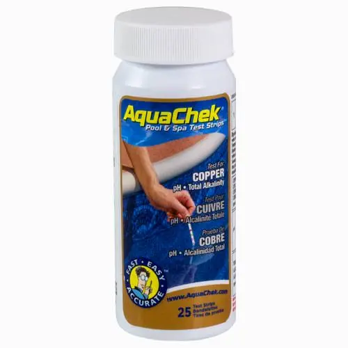 Aquachek Copper Ion Test Strips 3-In-1 1