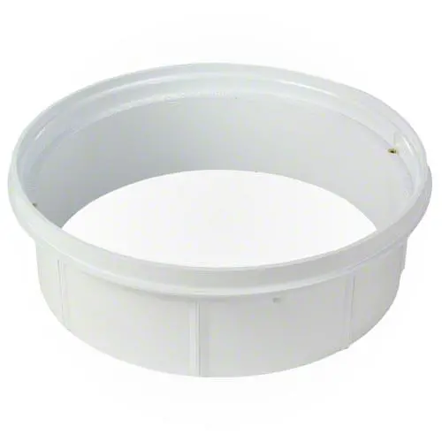 Pentair Bermuda Skimmer Gunite Pool Deck Collar 516253 - White 1