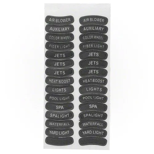 Pentair Is4 Remote Labels 520173 - 10 Pack 1