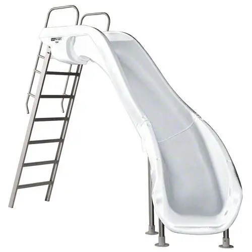 Sr Smith Rogue 2 Pool Slide - White - Right Curve 1