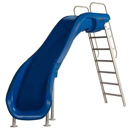 Sr Smith Rogue 2 Pool Slide - Blue - Left Curve 1