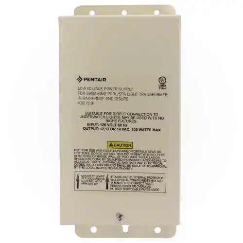 Pentair 100 Watt Transformer 619962 1