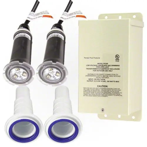 Pentair Globrite Led Light Combo 619994 - 100 Foot Cord - Gunite Pools 1