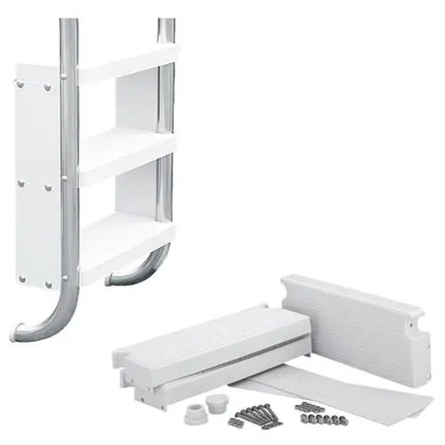 S.R. Smith Commercial Safety Pool Step Retrofit Kit - 2 Step 62-209-602C 1
