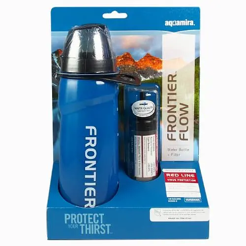 Aquamira Frontier Flow Water Bottle And Filter 1