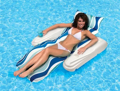 Poolmaster Rio Sun Adjustable Floating Chaise Lounge 70745 1