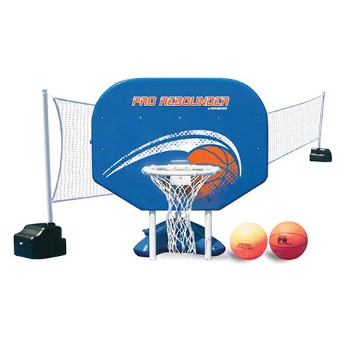 Pro Rebounder Poolside Basketball/Volleyball Game Combo 1
