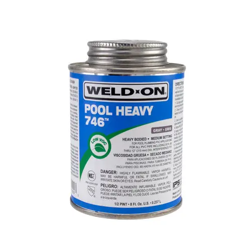 Weld-On Pool Heavy 746 Glue - 1/2 Pint 1