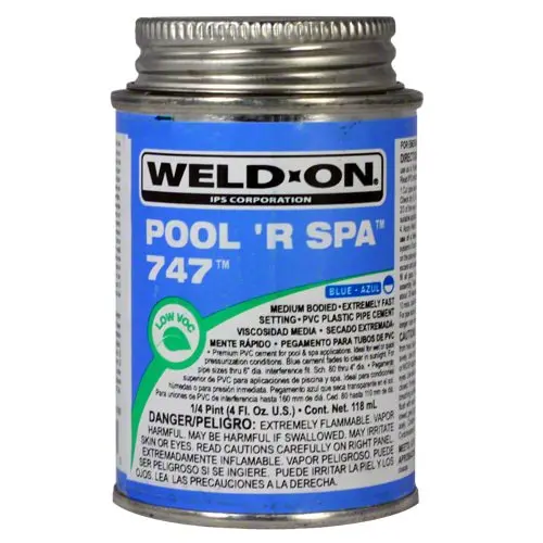 Weld-On 747 Pool 'R Spa Glue 1