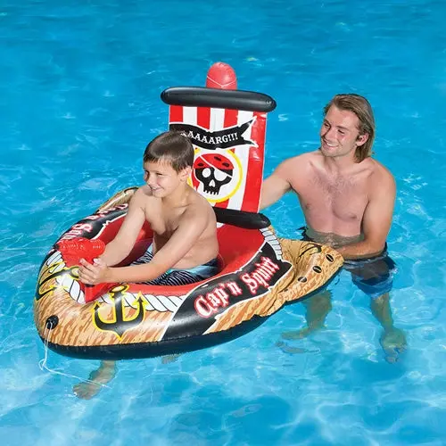 Poolmaster Pirate Ship With Action Squirter 87212 1