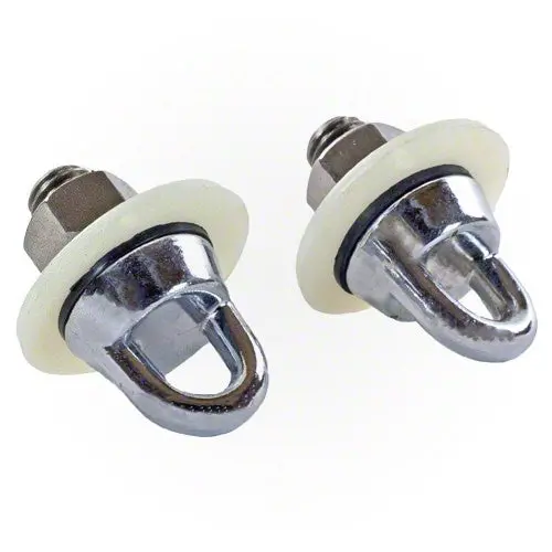 Swimline Chrome Plated Wall Anchor Set 1