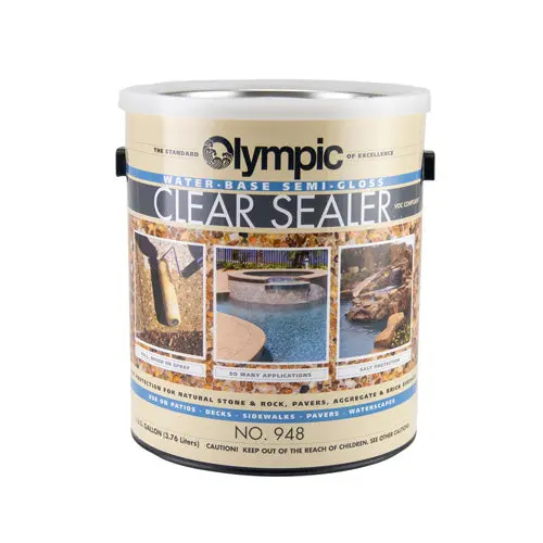 Olympic Clear Concrete Sealer - Semi-Gloss 1